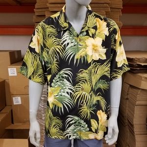 Tommy Bahama Silk Hawaiian Print Shirt - L